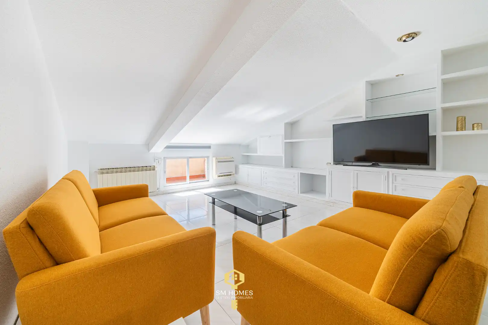 Living room of Attic for sale in San Fernando de Henares  with Air Conditioner, Heating and Terrace