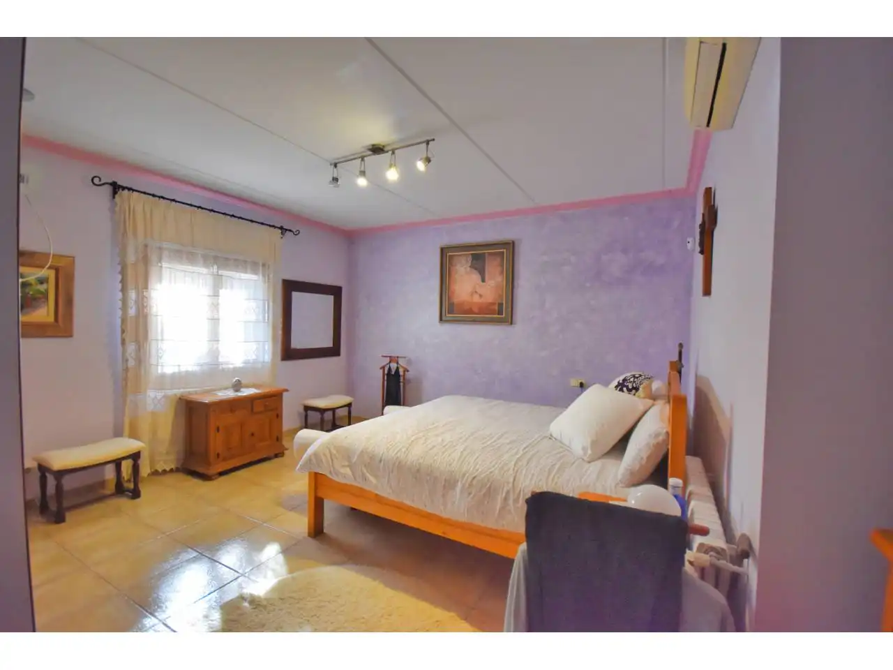 Schlafzimmer von Country house zum Verkauf in Santa Margalida mit Heizung, Privatgarten und Terrasse