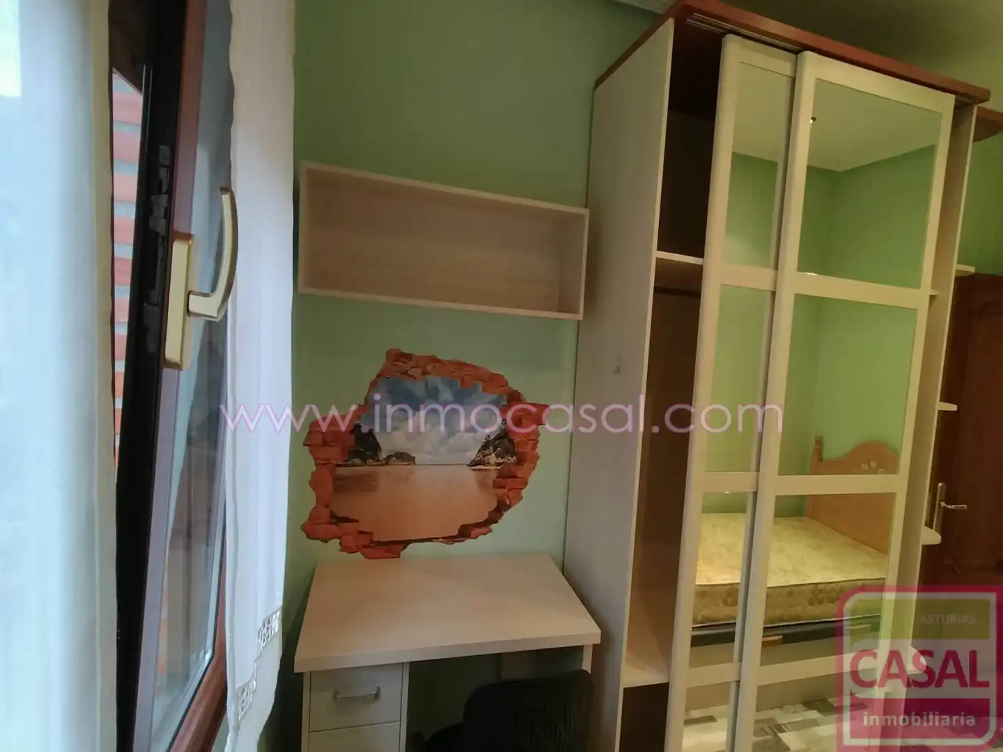 Bedroom of Flat for rent in Mieres (Asturias)  with Heating, Terrace and Storage room