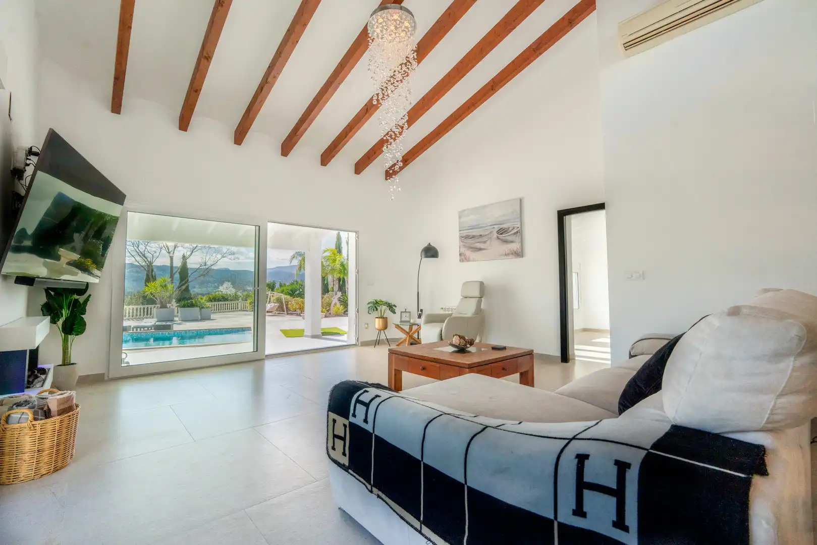 Living room of Houses for sale in Dénia  with Air Conditioner, Heating and Terrace