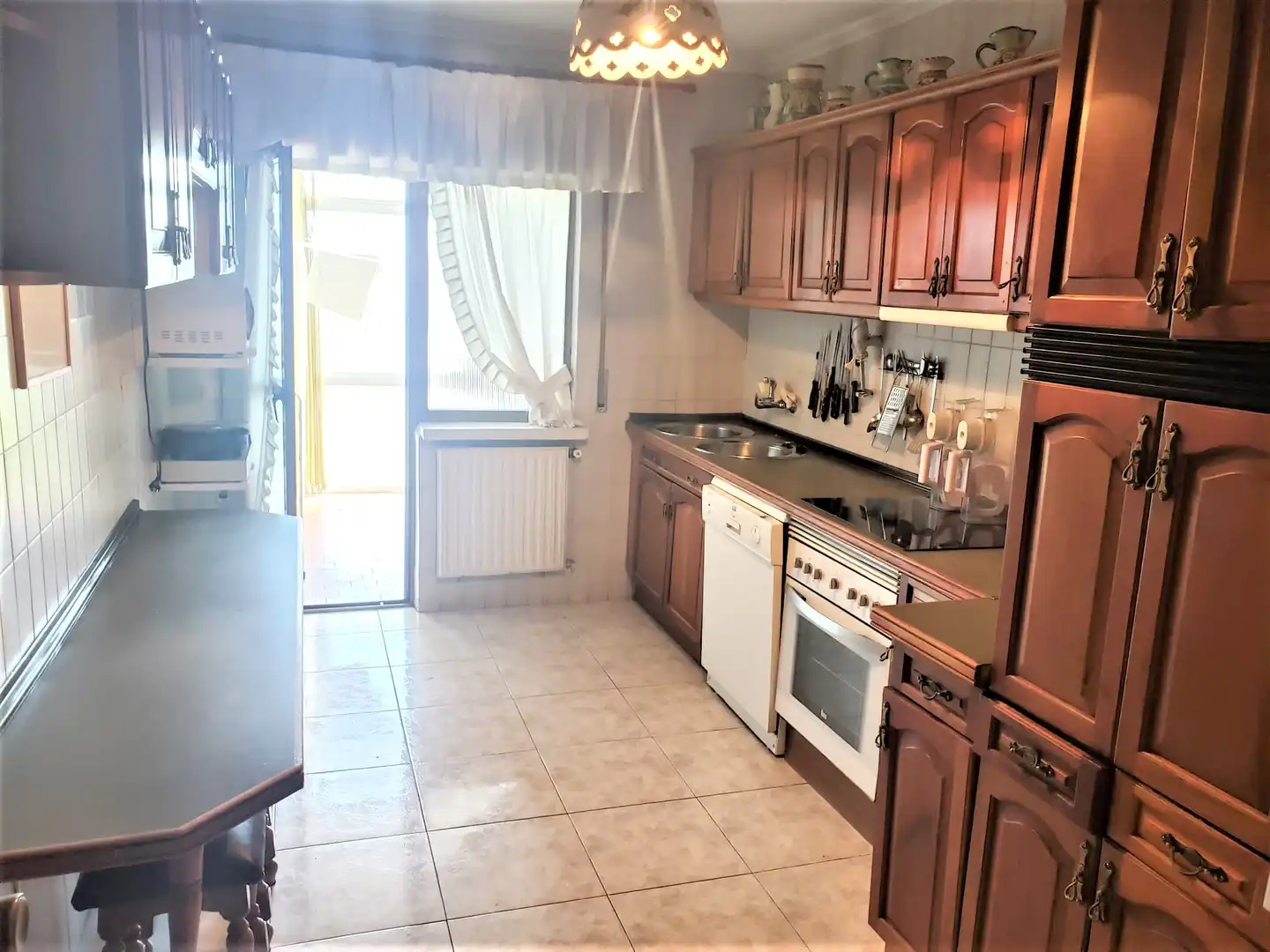 Cocina de Piso de alquiler en Cáceres con Calefacción, Terraza y Amueblado
