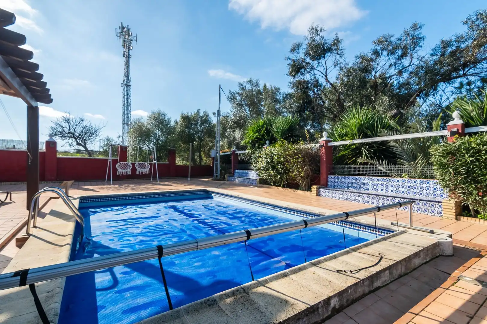 Piscina de Finca rústica en venta en Lepe con Calefacción, Jardín privado y Terraza