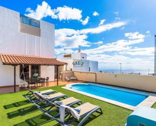 Außenansicht von Haus oder Chalet miete in Candelaria mit Terrasse und Schwimmbad