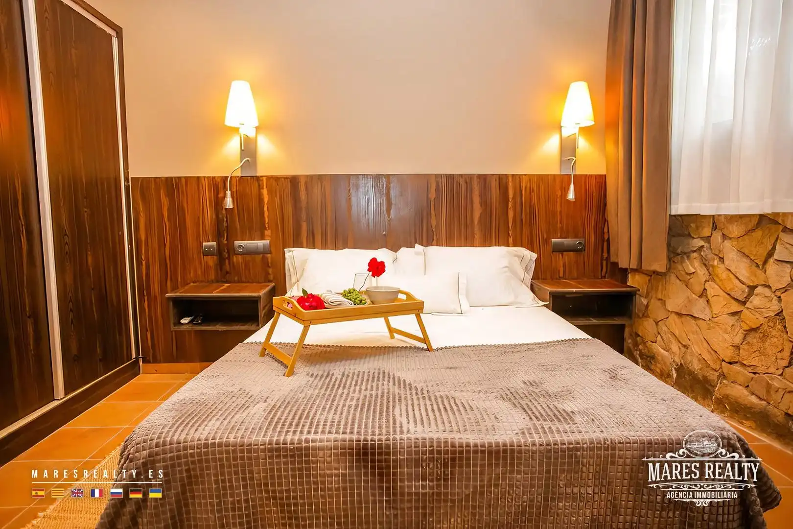Schlafzimmer von Country house zum Verkauf in Vidreres mit Heizung, Privatgarten und Abstellraum