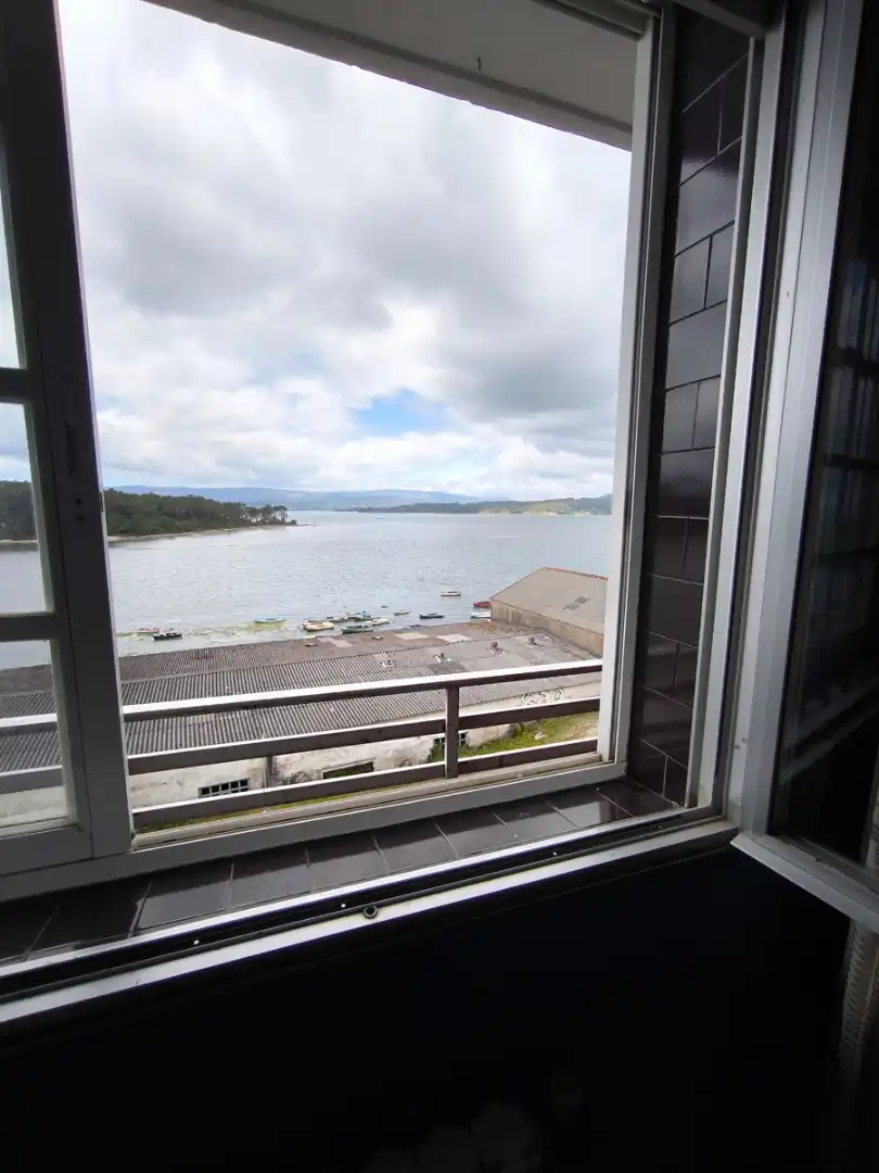 Terrasse von Wohnung zum Verkauf in Vilagarcía de Arousa mit Heizung, Parkett und Abstellraum
