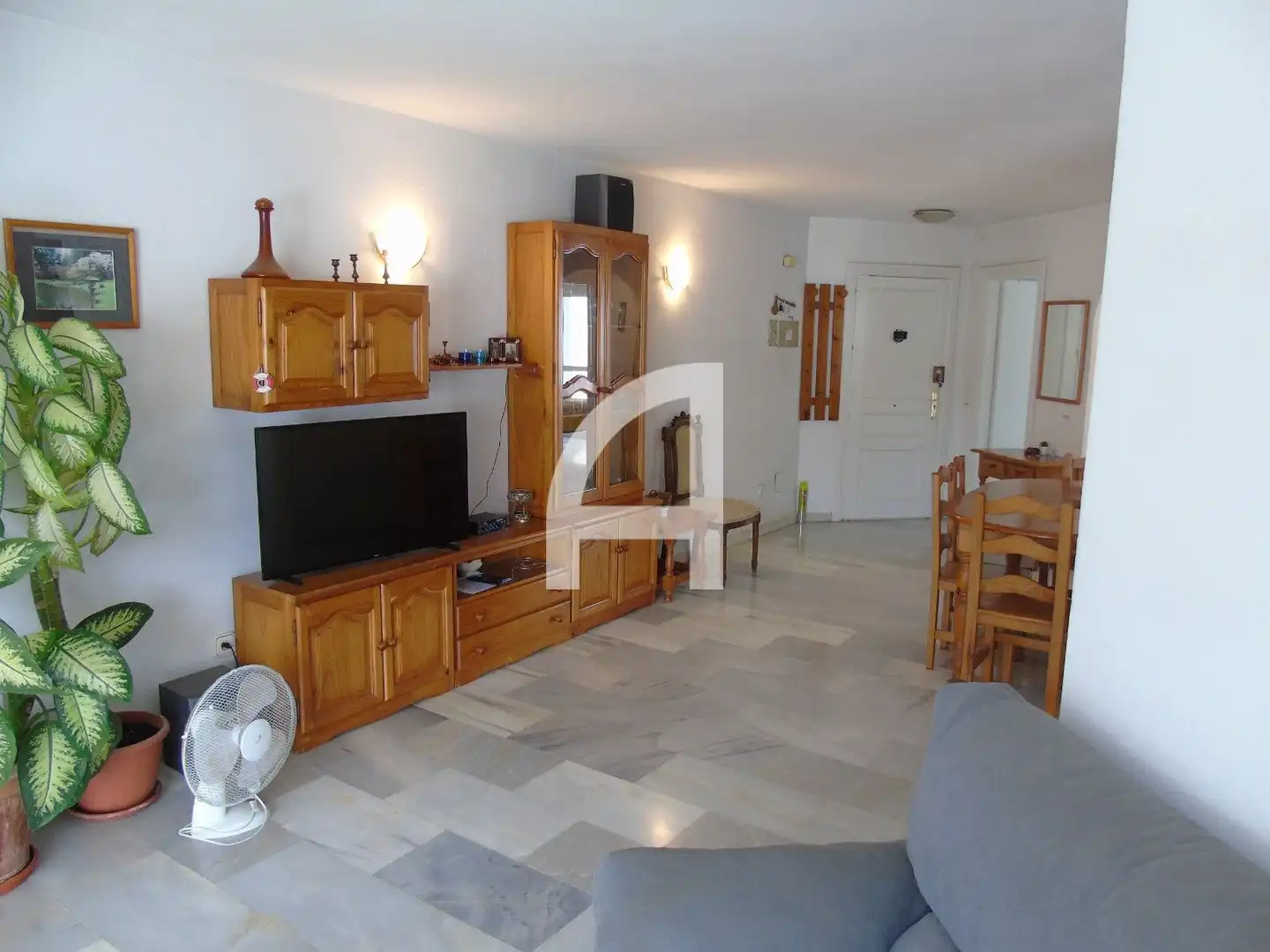 Wohnzimmer von Dachboden zum Verkauf in Mijas mit Klimaanlage, Heizung und Terrasse