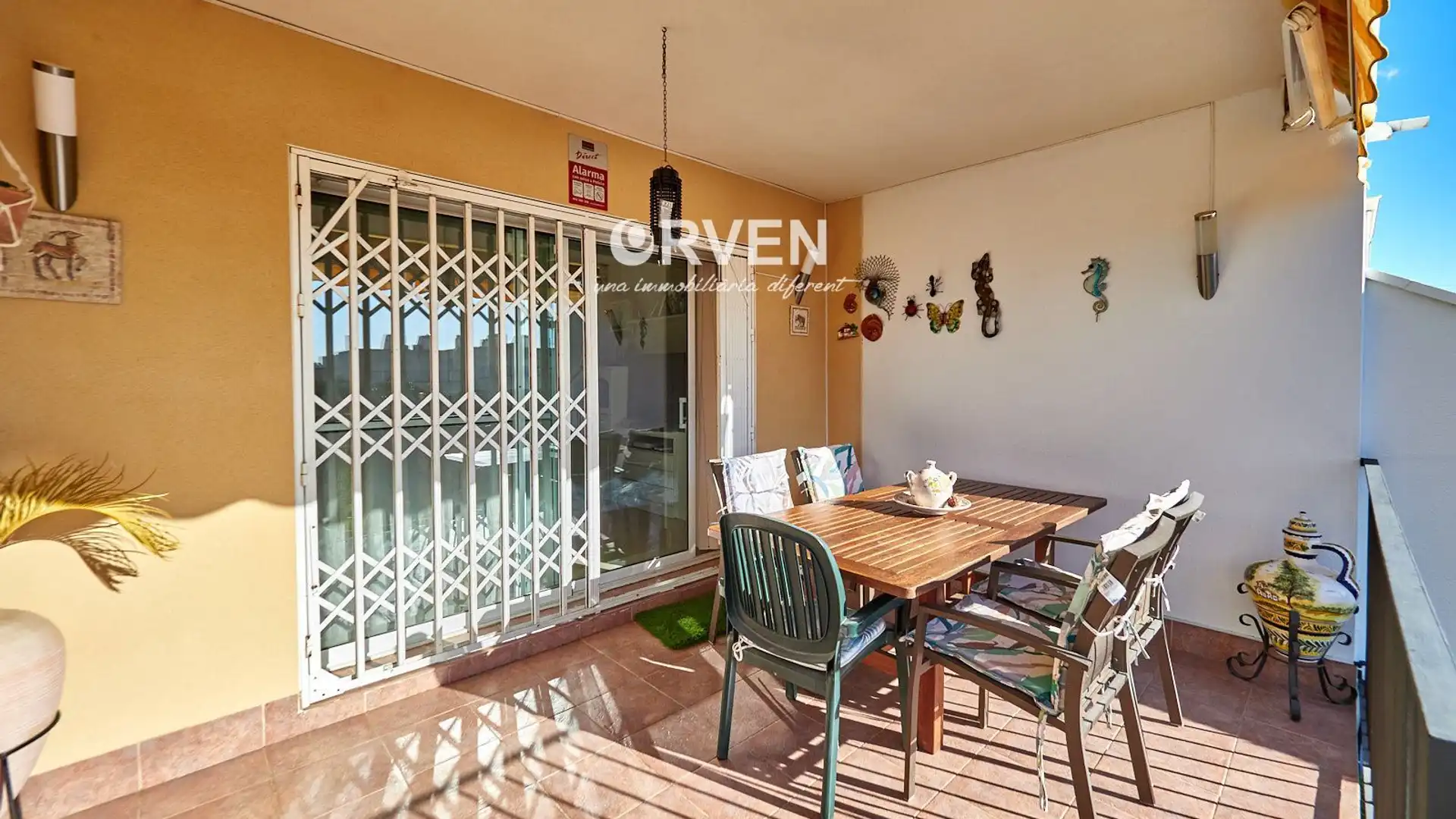 Jardí de Casa adosada en venda en Creixell amb Calefacció, Traster i Piscina