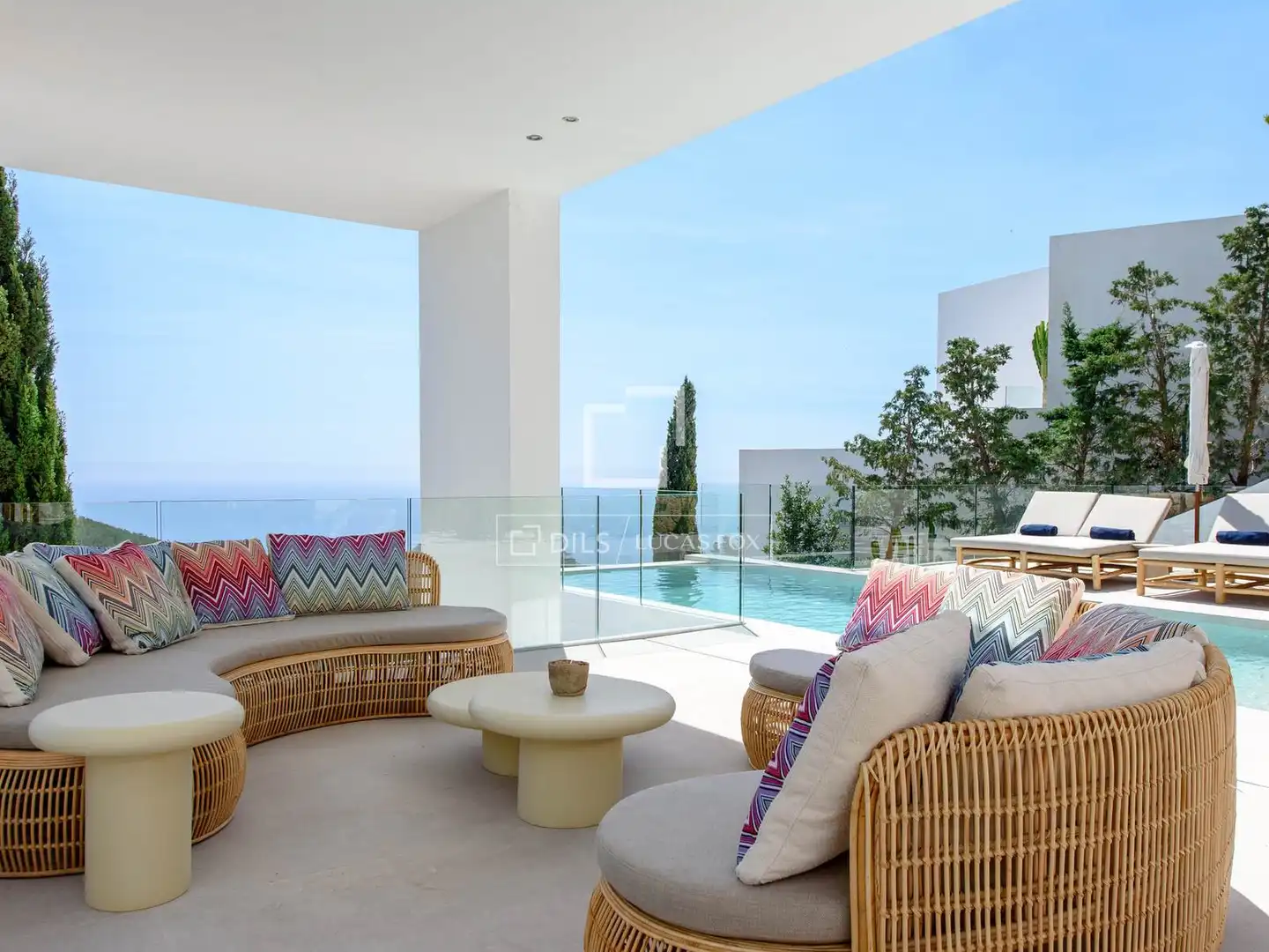 Terrace of Houses for sale in Santa Eulària des Riu  with Air Conditioner and Swimming Pool