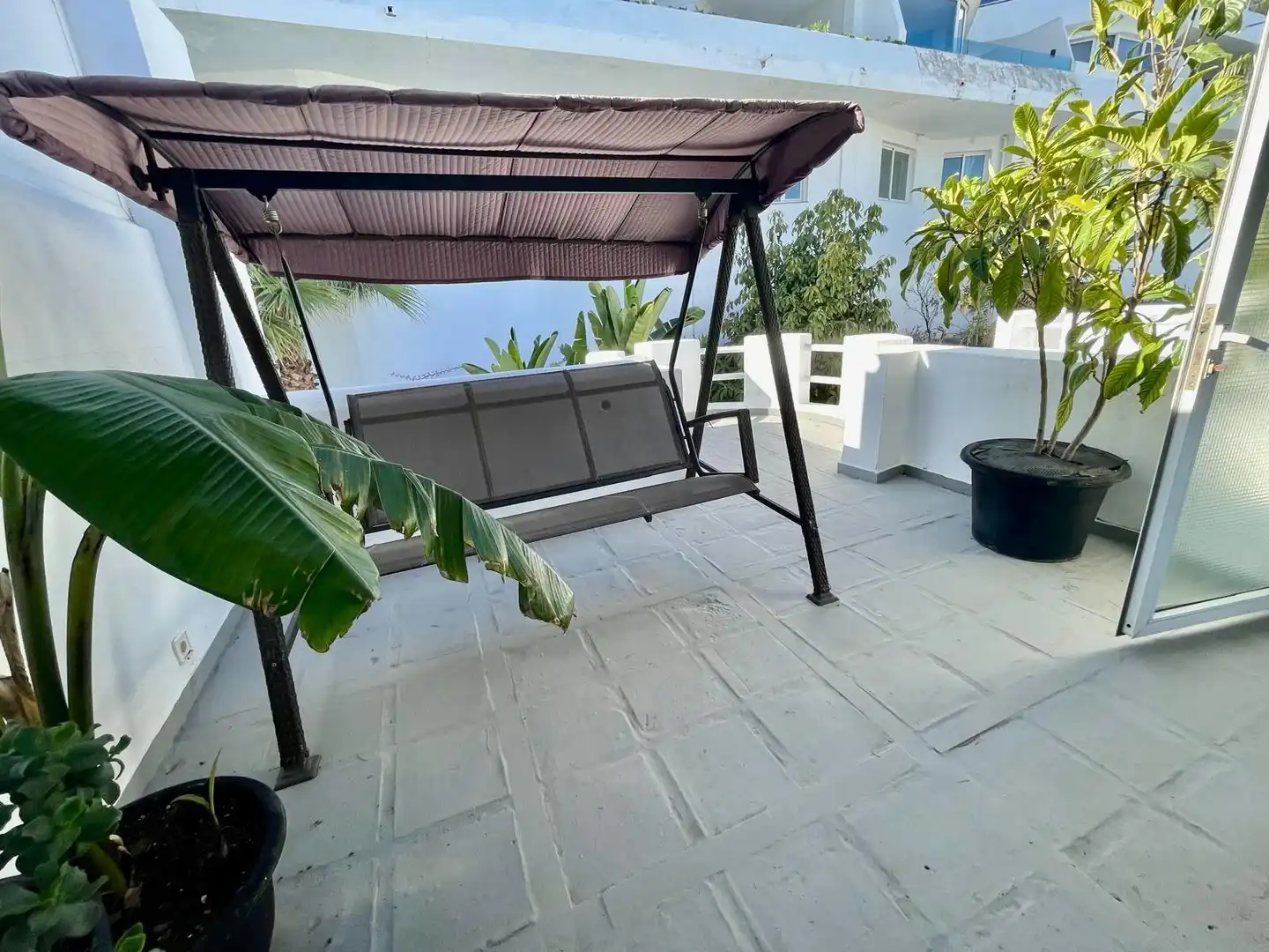 Terrassa de Casa adosada en venda en Benalmádena amb Aire condicionat, Jardí privat i Terrassa