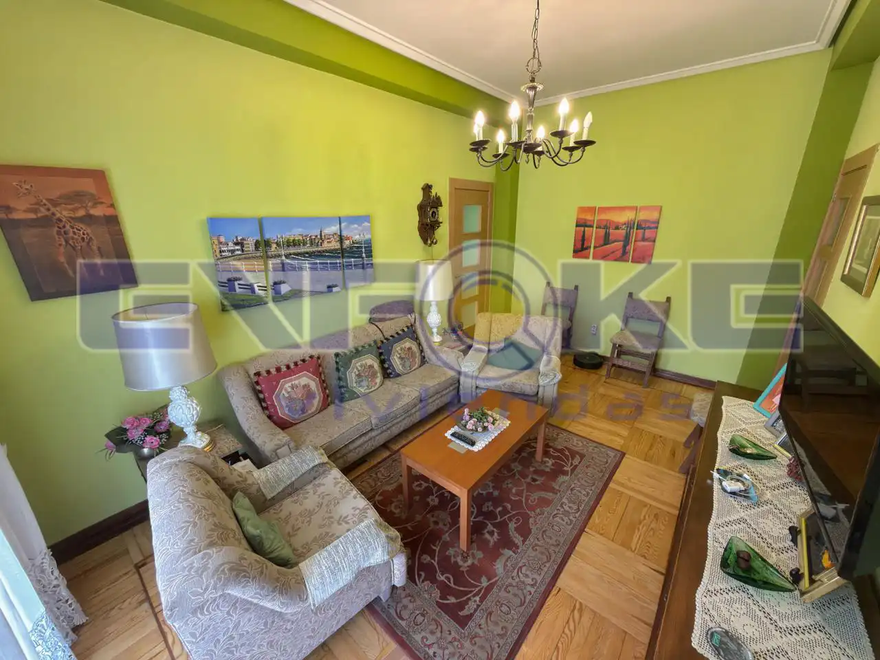 Wohnzimmer von Wohnung zum Verkauf in Madrid mit Terrasse