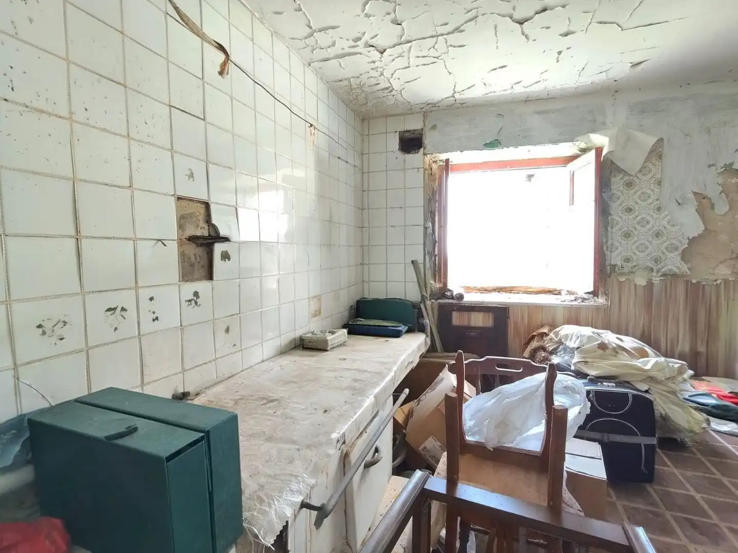 Cocina de Casa o chalet en venta en Castrillón con Trastero y Piscina