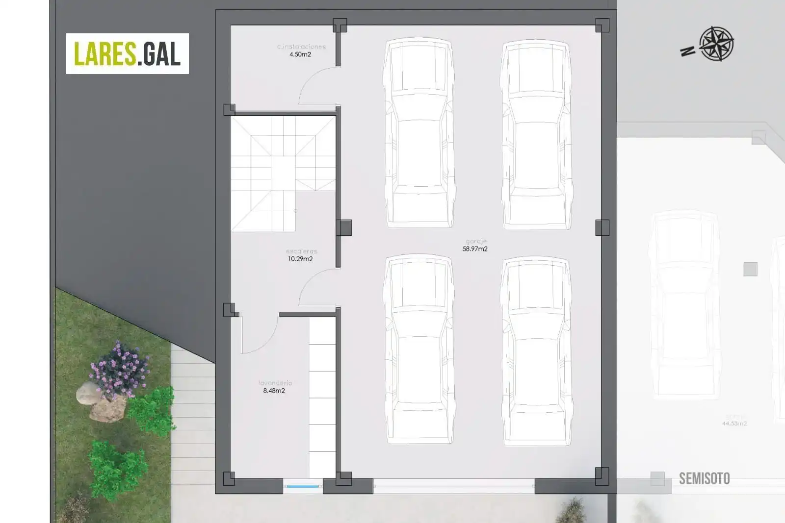 Einfamilien-Reihenhaus zum Verkauf in Cangas  mit Heizung, Privatgarten und Terrasse