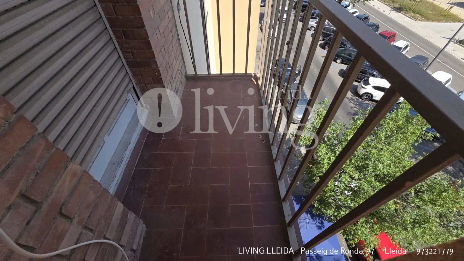 Balcony of Flat for rent in Lleida  with Heating, Parquet flooring and Furnished