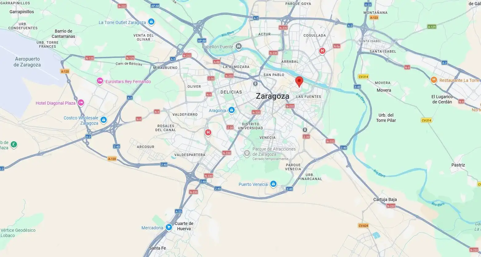 Vista exterior de Piso en venta en Zaragoza