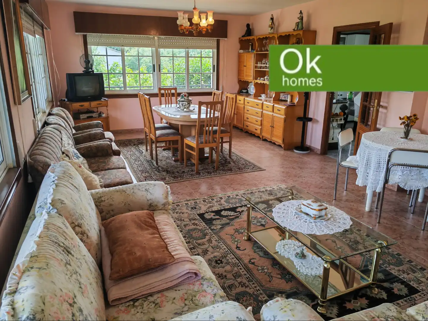 Living room of Houses for sale in Coirós  with Heating, Private garden and Terrace