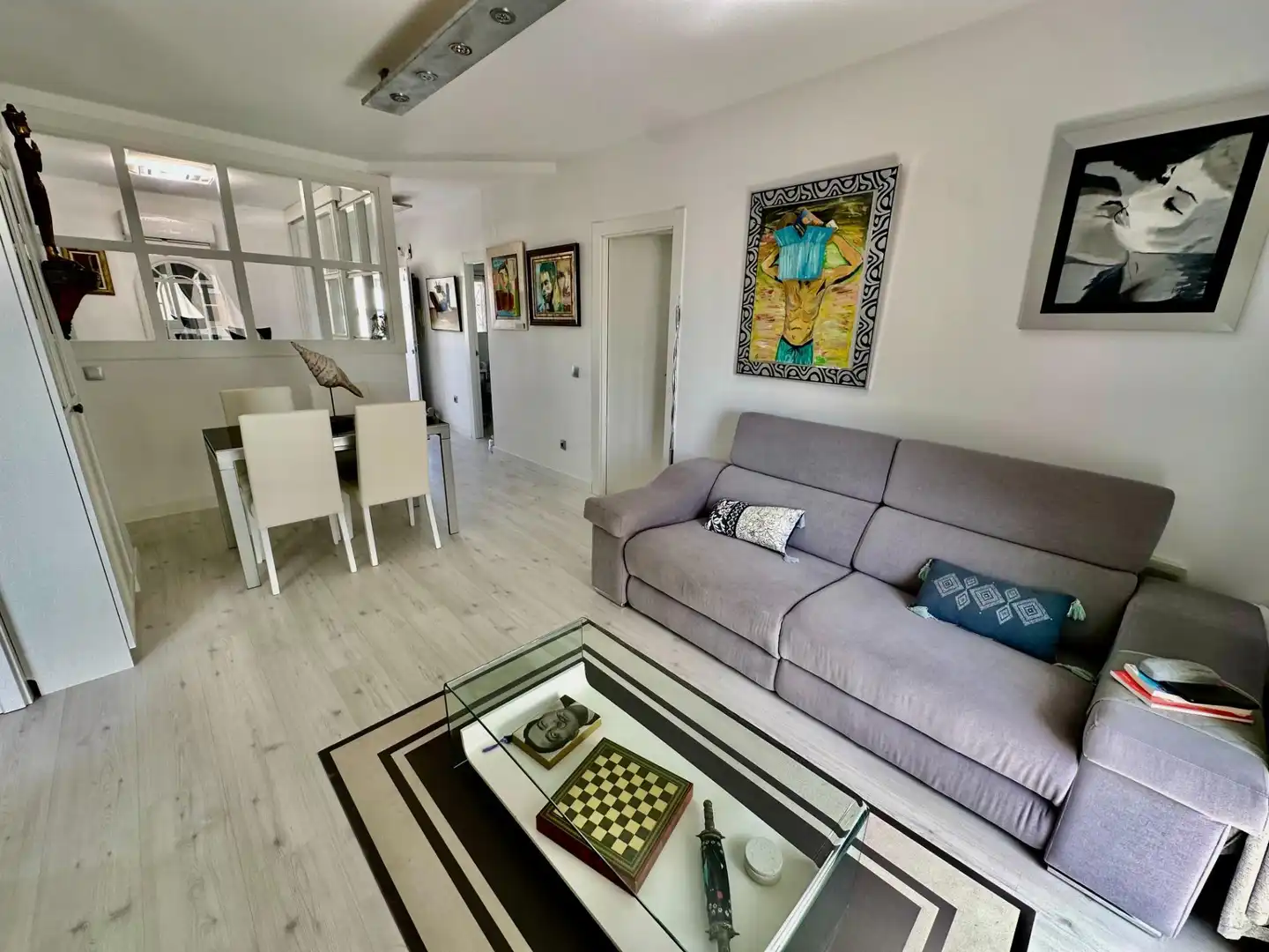 Living room of Flat for sale in Elche / Elx  with Air Conditioner, Heating and Private garden