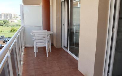 Balcony of Flat for sale in Sant Carles de la Ràpita  with Air Conditioner, Terrace and Balcony