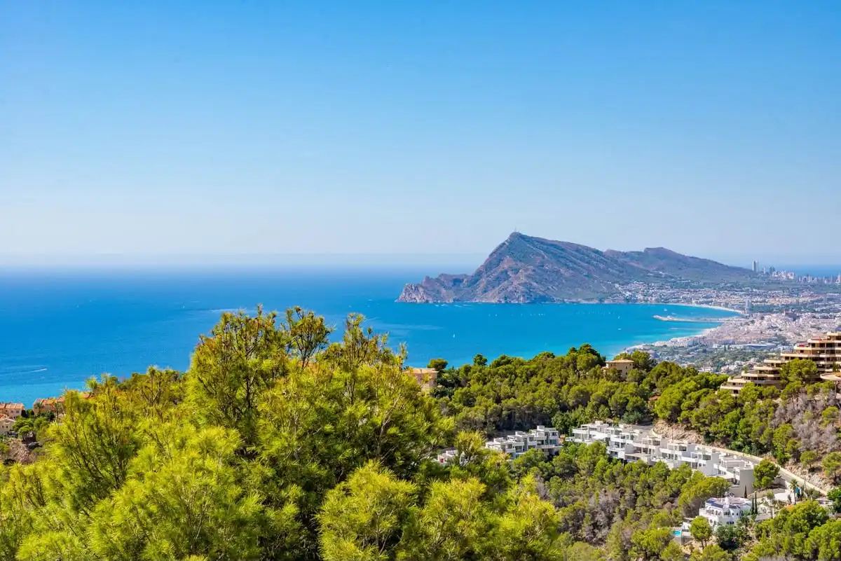 Vista exterior de Casa o chalet de alquiler en Altea con Aire acondicionado, Piscina y Amueblado