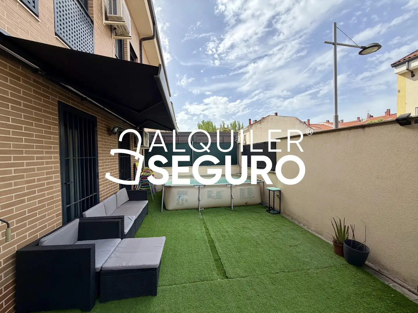 Terrassa de Pis de lloguer en Torrejón de la Calzada amb Aire condicionat, Calefacció i Terrassa