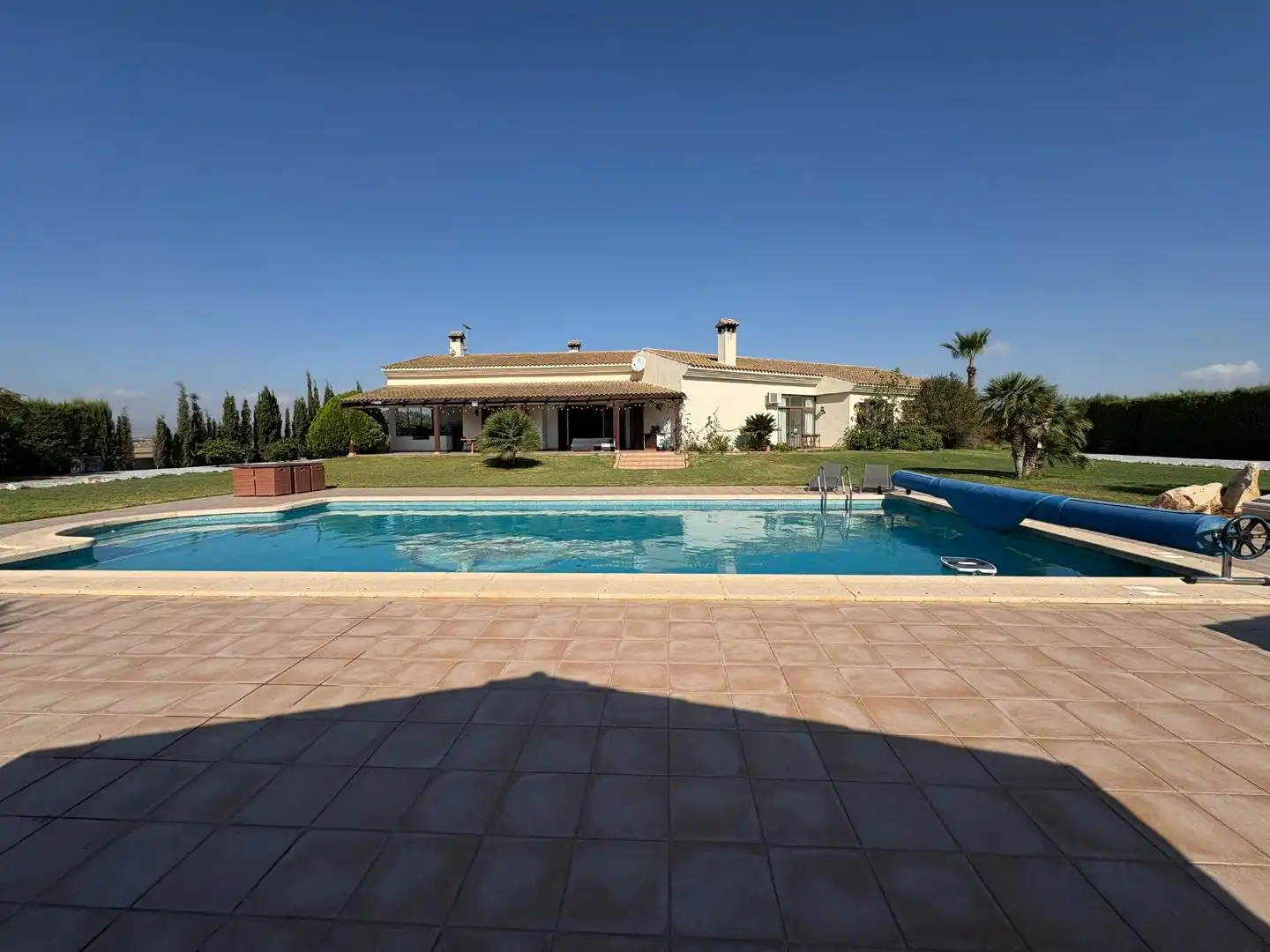 Piscina de Casa o xalet en venda en Lorca amb Aire condicionat, Terrassa i Piscina