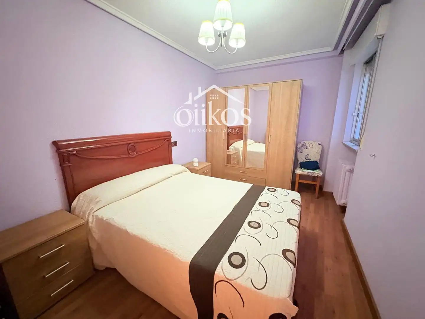 Schlafzimmer von Wohnung zum Verkauf in Salamanca mit Heizung, Parkett und Balkon