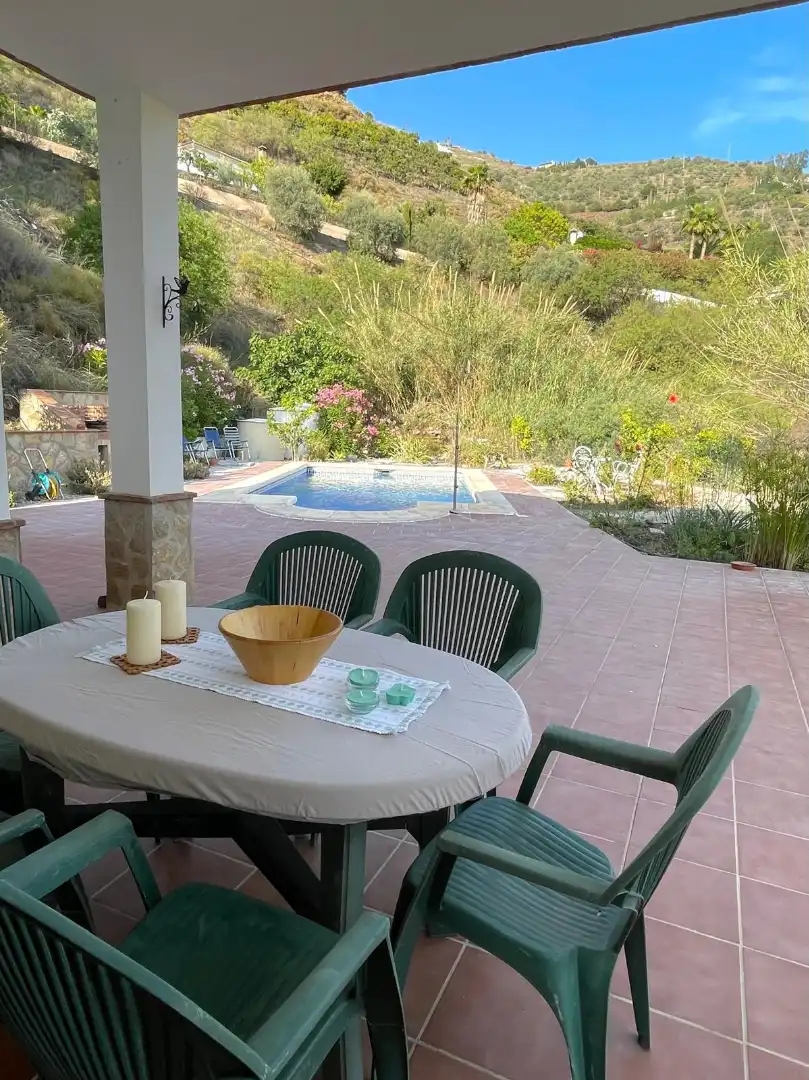 Jardí de Casa o xalet en venda en Torrox amb Jardí privat, Piscina i Moblat