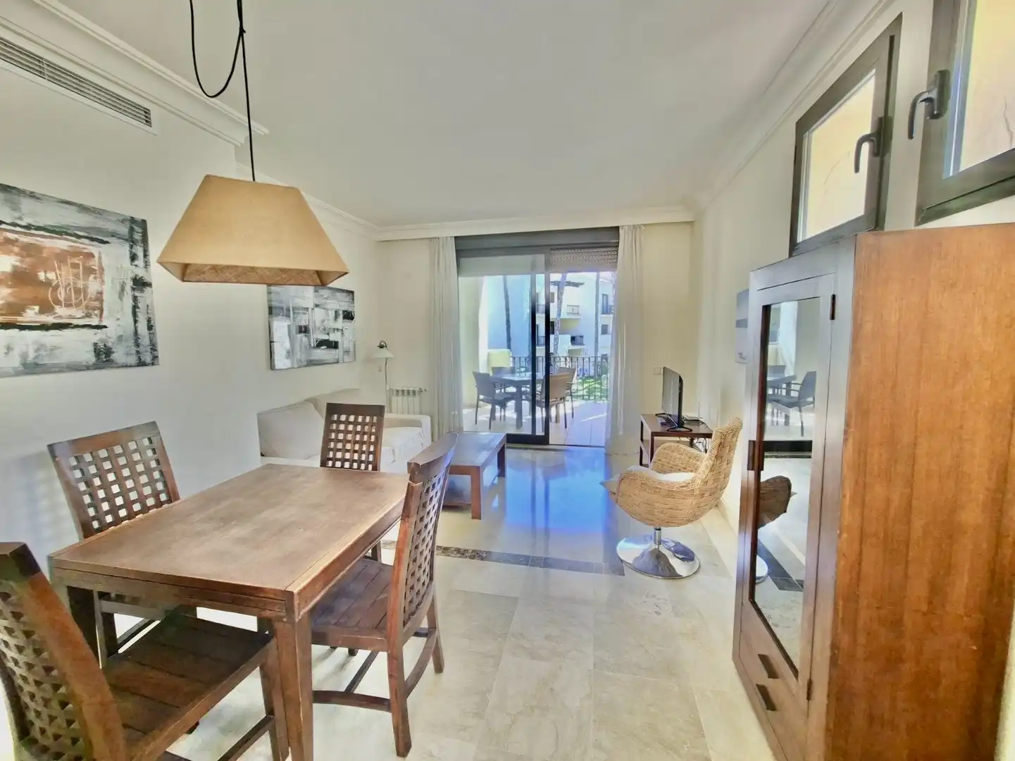 Sala de estar de Piso en venta en San Javier con Aire acondicionado, Jardín privado y Terraza