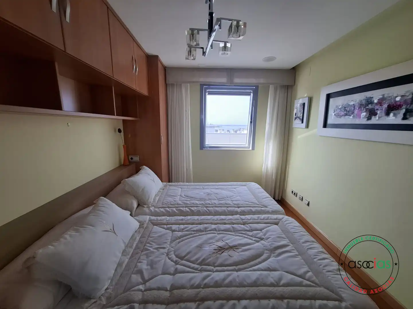 Schlafzimmer von Wohnung zum Verkauf in Gijón  mit Heizung, Terrasse und Abstellraum