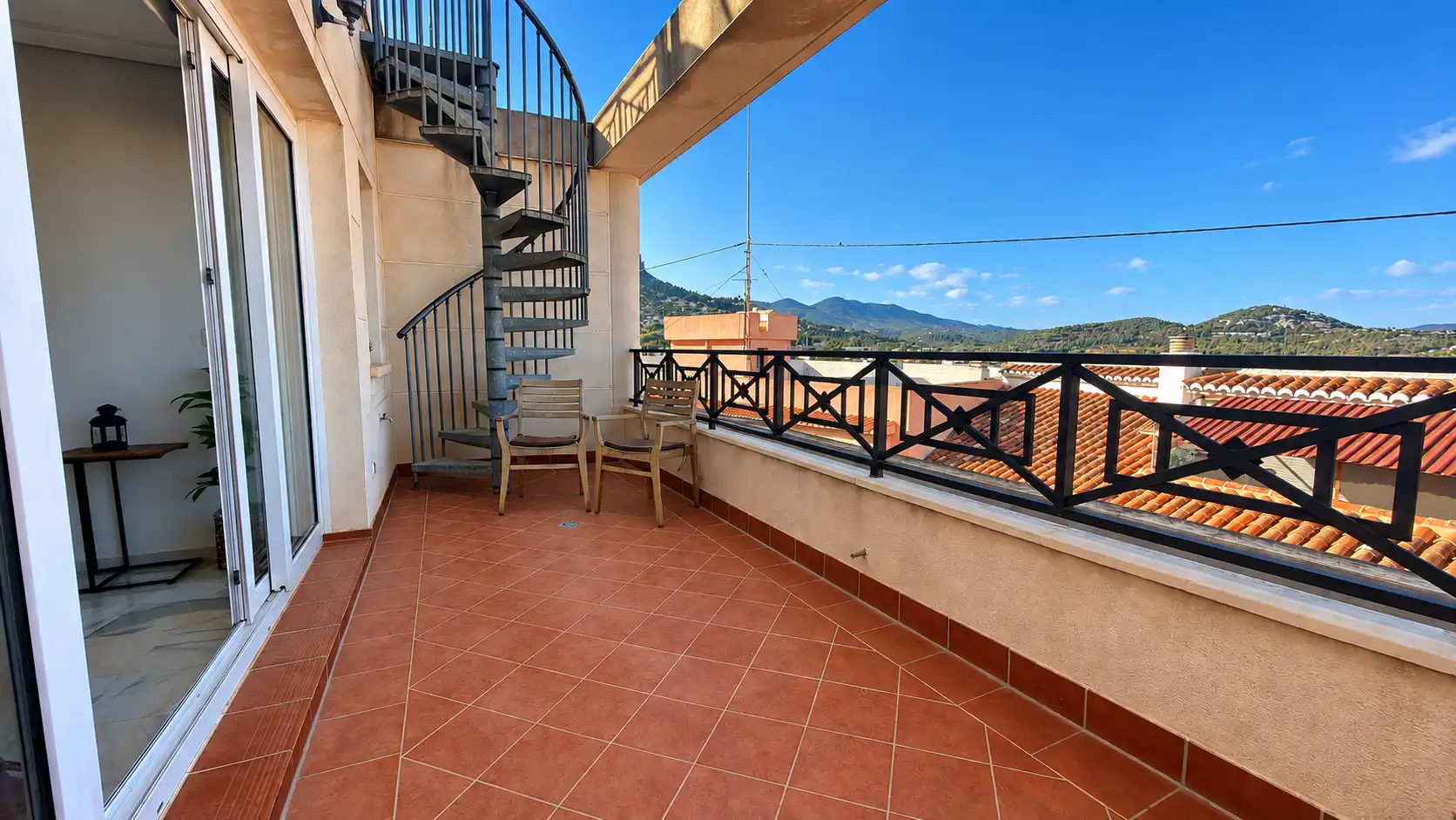 Terrace of Flat for sale in Calpe / Calp  with Air Conditioner, Terrace and Storage room