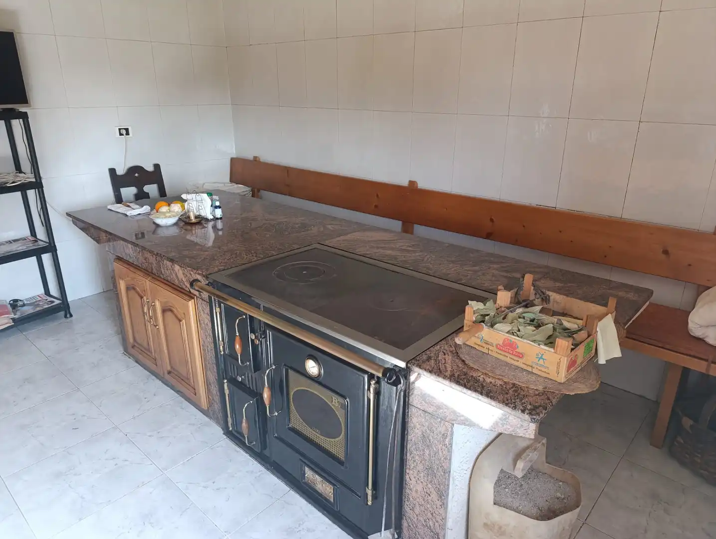 Cocina de Casa o chalet en venta en O Saviñao  con Jardín privado, Amueblado y Balcón