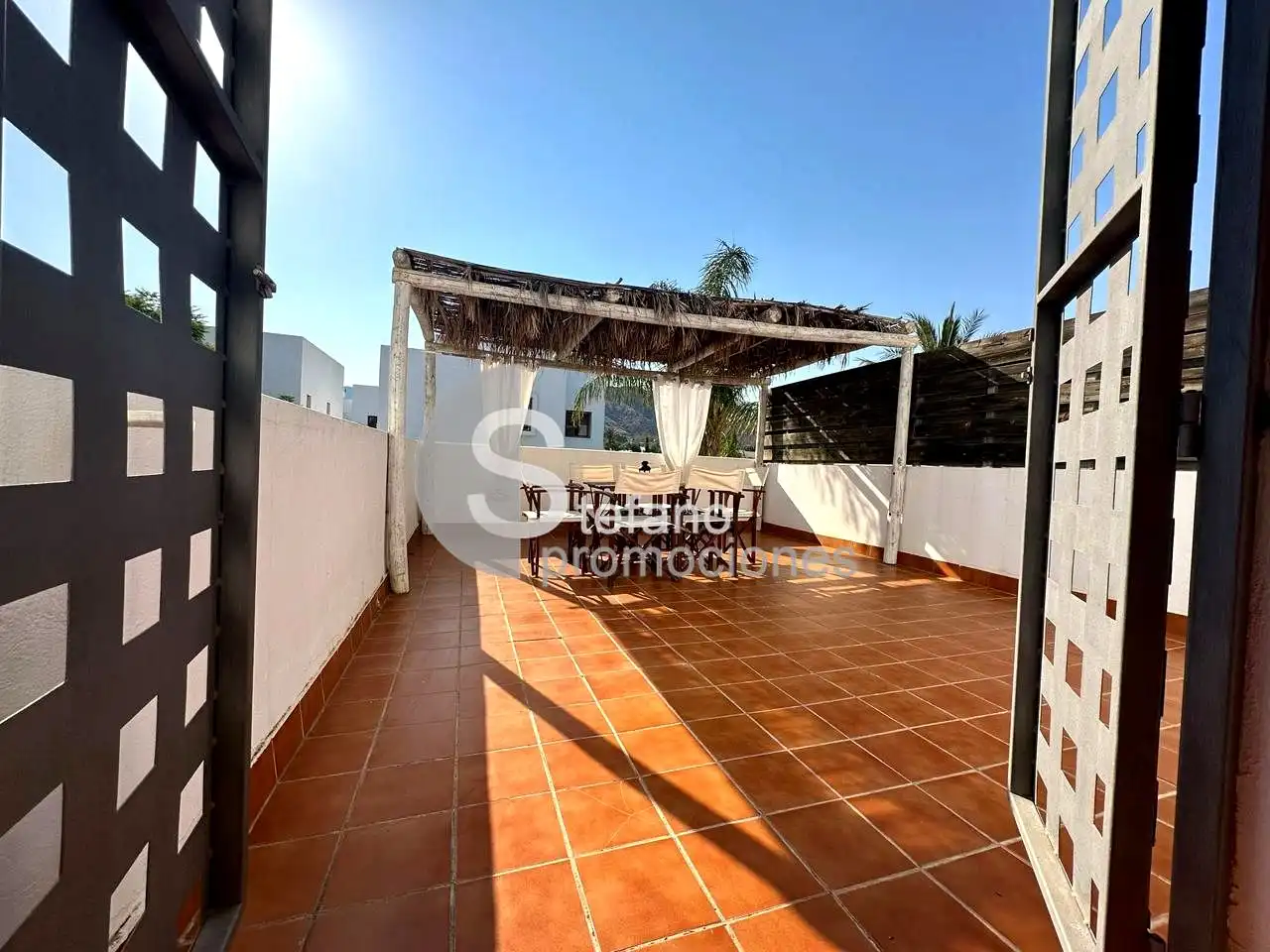 Terrace of Detached homes for rent in Níjar  with Air Conditioner, Heating and Private garden