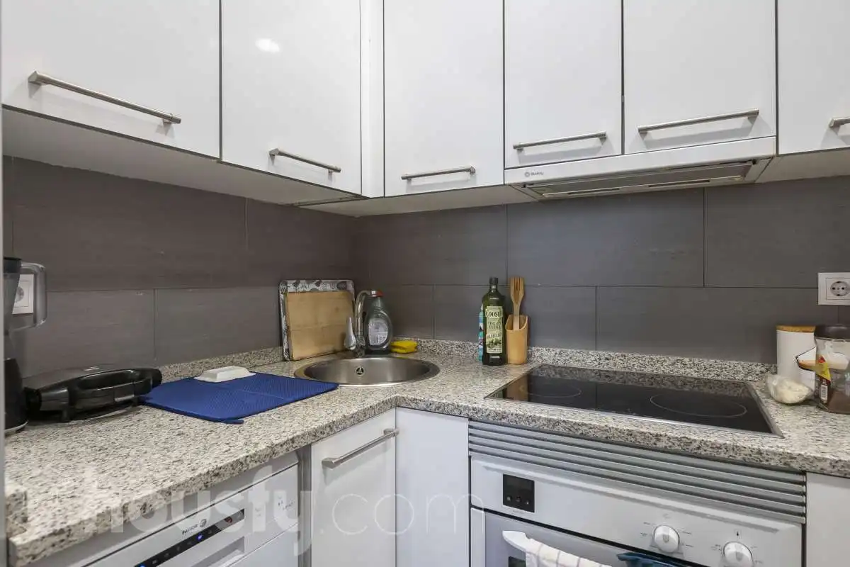 Cuina de Planta baixa de lloguer en Madrid amb Calefacció i Balcó
