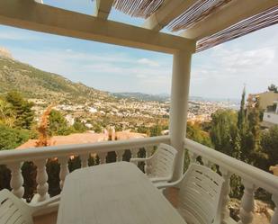 Terrace of House or chalet for sale in Calpe / Calp  with Air Conditioner, Terrace and Swimming Pool