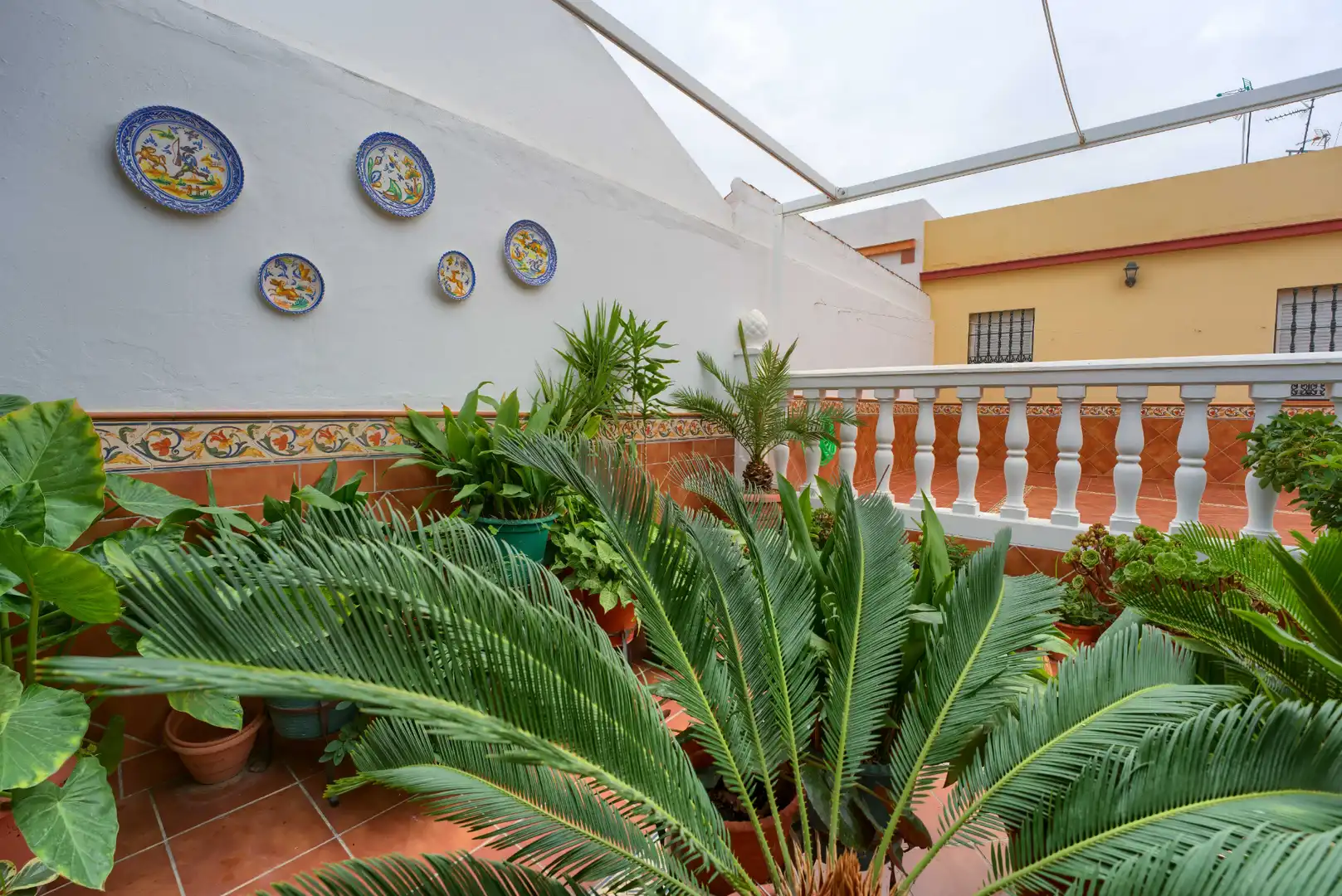 Terraza de Casa adosada en venta en Mairena del Aljarafe con Aire acondicionado, Calefacción y Jardín privado