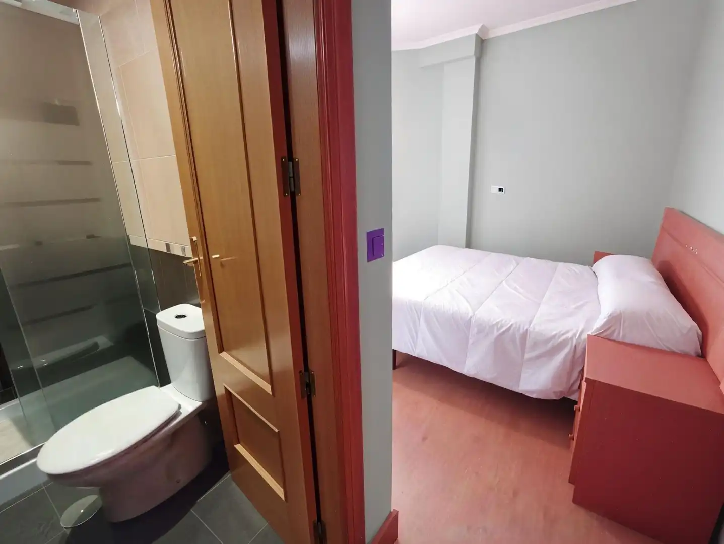 Bedroom of Flat for sale in La Roda  with Air Conditioner, Heating and Furnished
