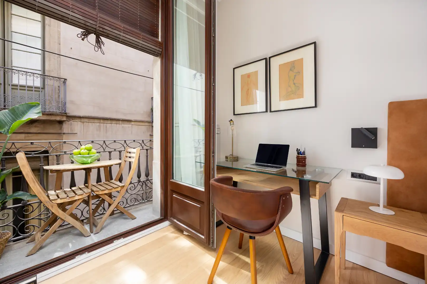 Terrassa de Apartament de lloguer en Barcelona amb Aire condicionat, Calefacció i Parquet