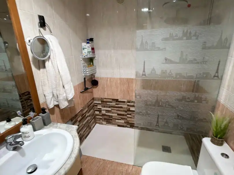 Bany de Casa o xalet en venda en El Ejido amb Aire condicionat, Jardí privat i Terrassa