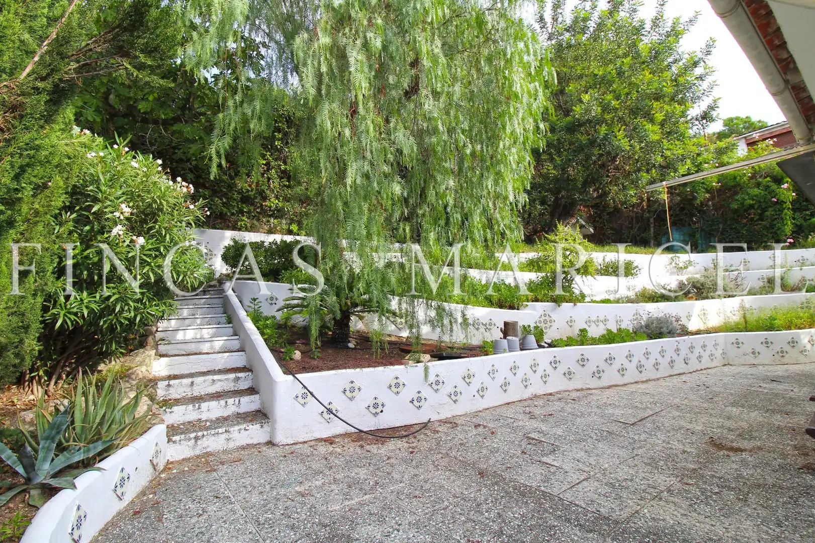 Jardín de Casa o chalet en venta en Sitges con Aire acondicionado, Calefacción y Jardín privado