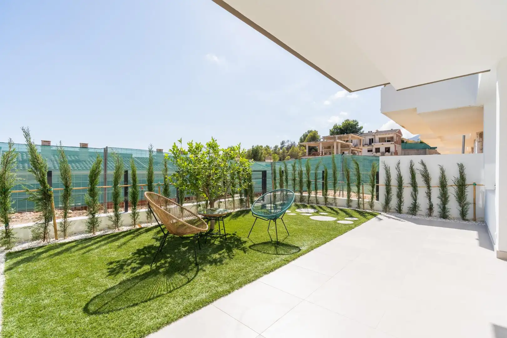 Terrassa de Casa adosada en venda en La Nucia amb Aire condicionat, Jardí privat i Terrassa
