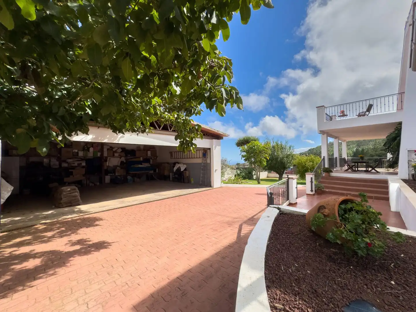 Vista exterior de Casa o chalet en venta en El Rosario con Calefacción, Jardín privado y Terraza