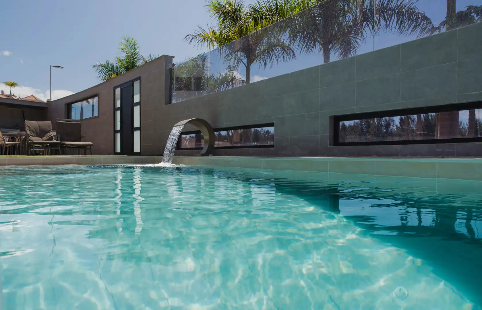 Piscina de Casa o chalet de alquiler en San Bartolomé de Tirajana con Aire acondicionado, Calefacción y Jardín privado