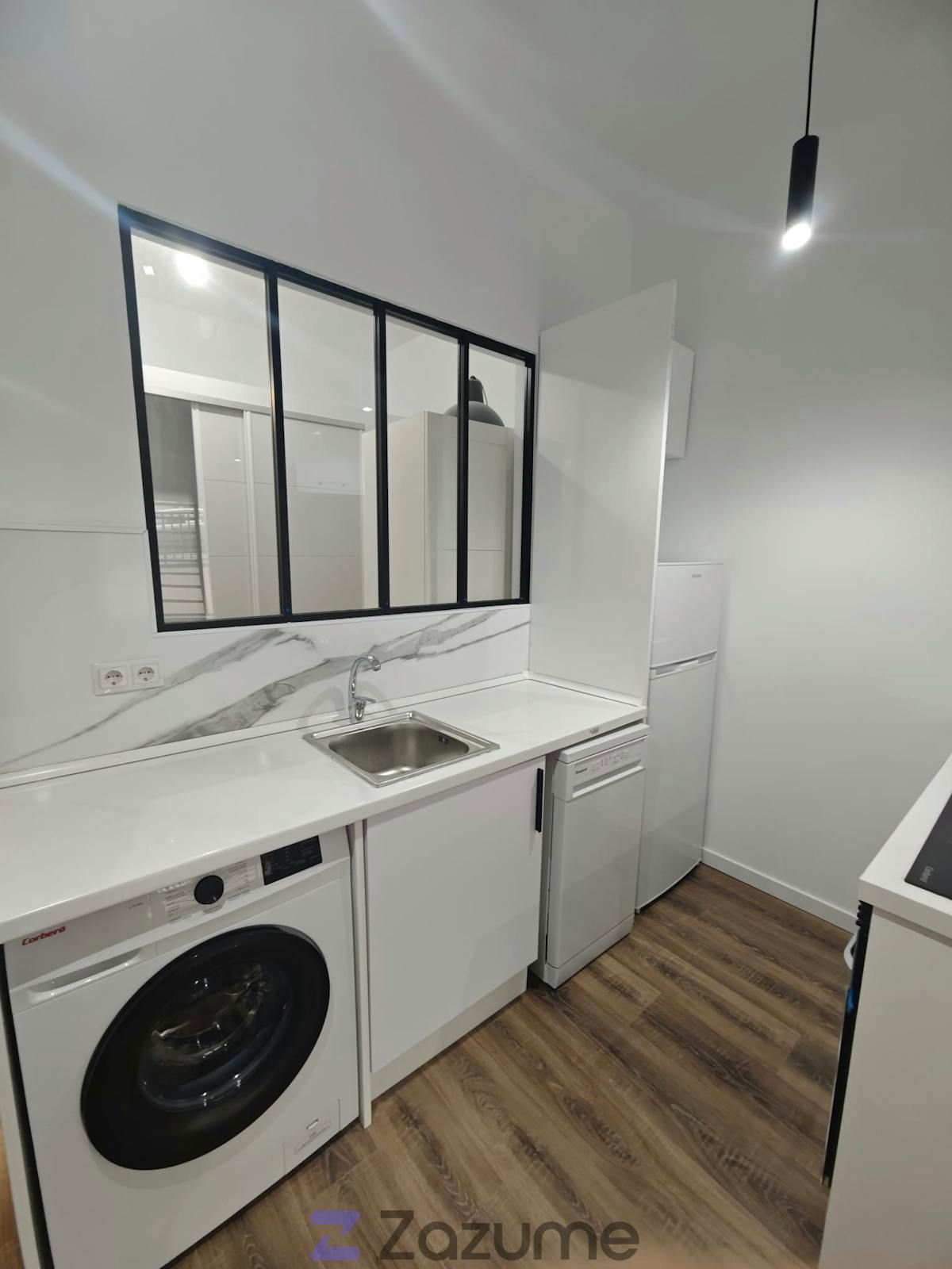 Kitchen of Apartment for rent in Tres Cantos  with Air Conditioner, Heating and Oven