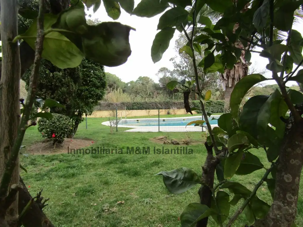 Jardín de Apartamento en venta en Islantilla con Terraza, Trastero y Amueblado