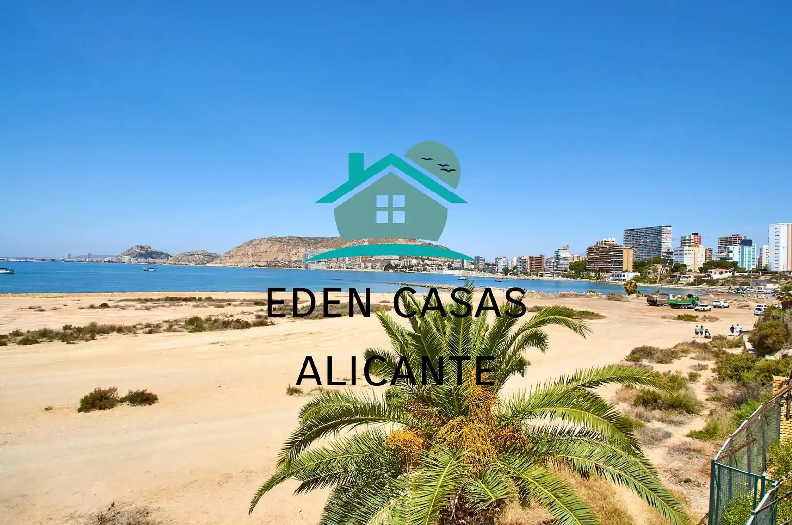 Außenansicht von Wohnungen zum Verkauf in Alicante / Alacant mit Klimaanlage, Heizung und Privatgarten