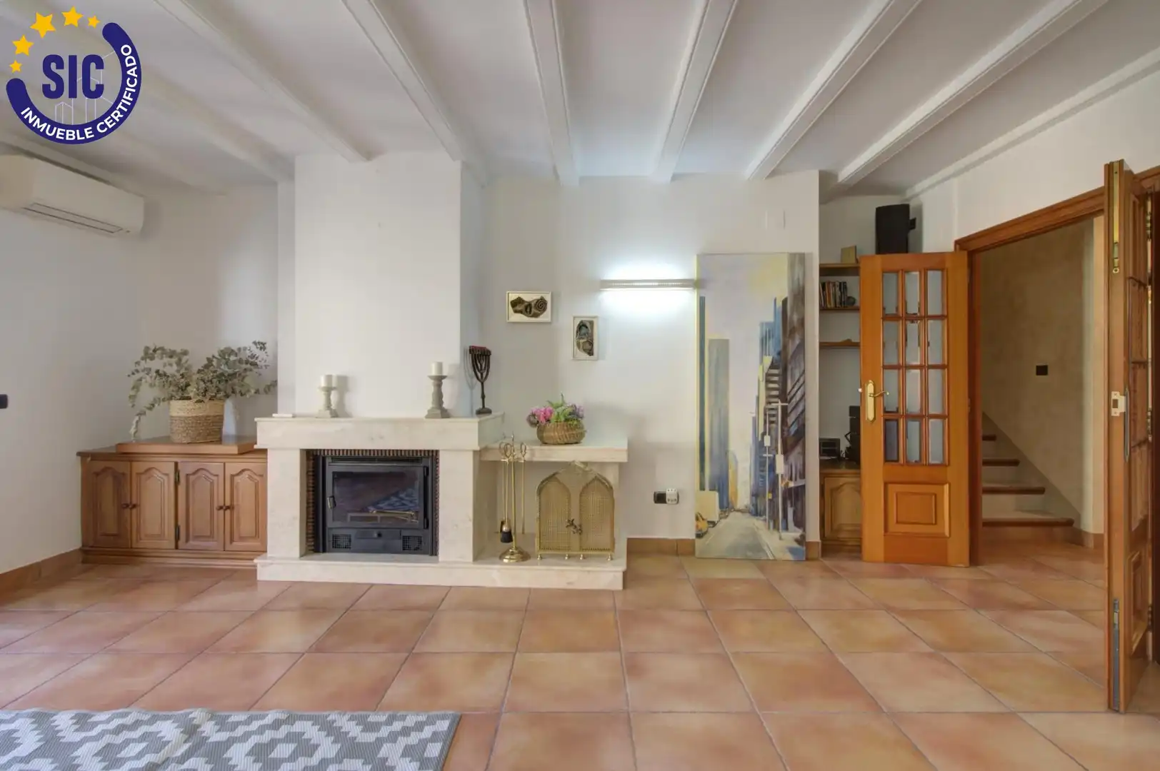 Sala de estar de Casa o chalet en venta en Almenara con Aire acondicionado, Calefacción y Parquet