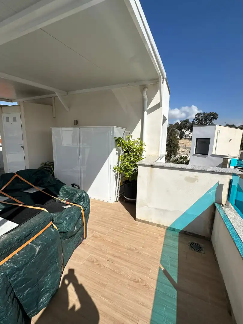 Balcony of Detached homes for sale in Bigastro  with Air Conditioner, Private garden and Terrace