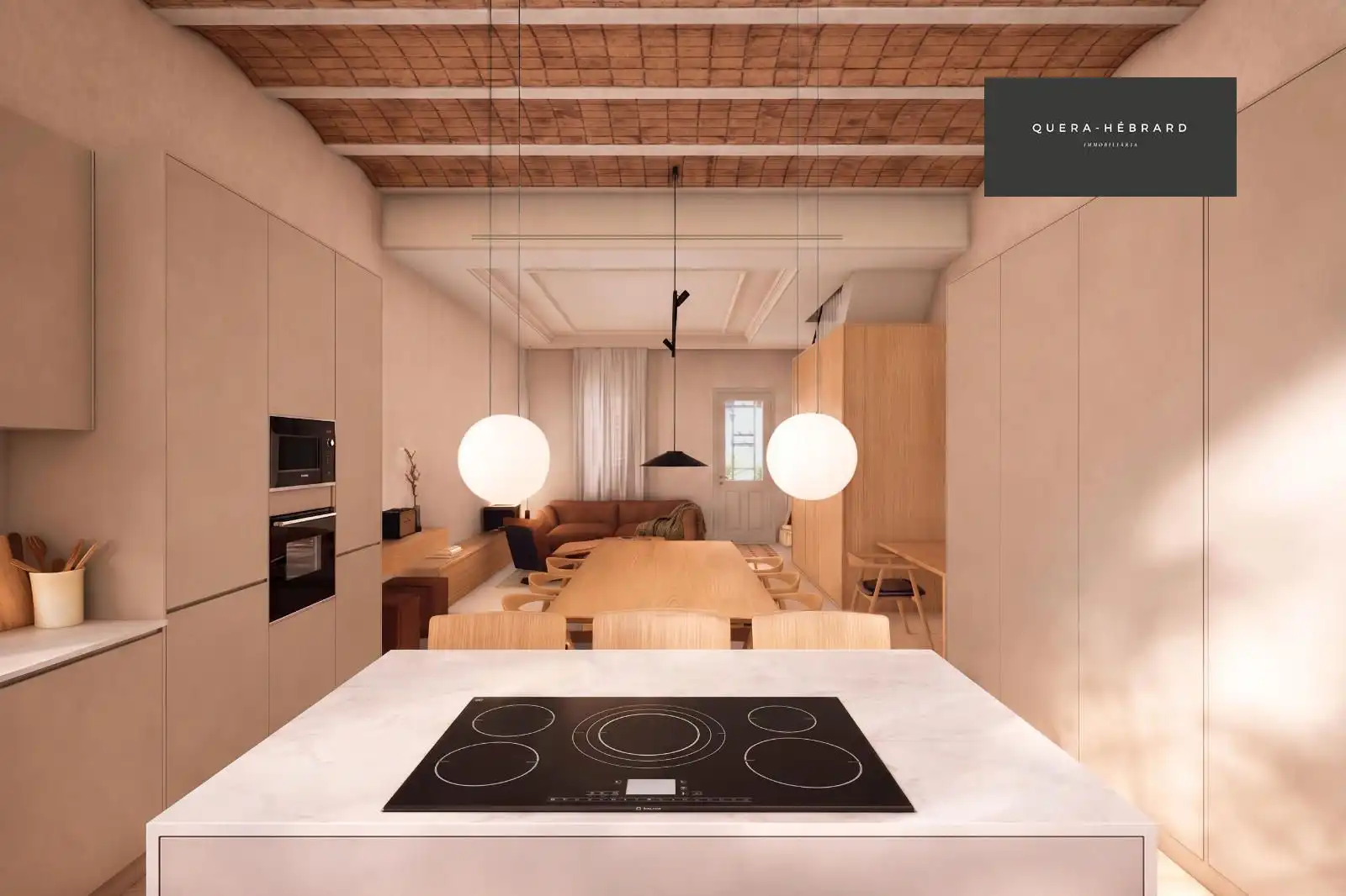 Kitchen of Detached homes for sale in Sant Cugat del Vallès  with Air Conditioner, Heating and Private garden