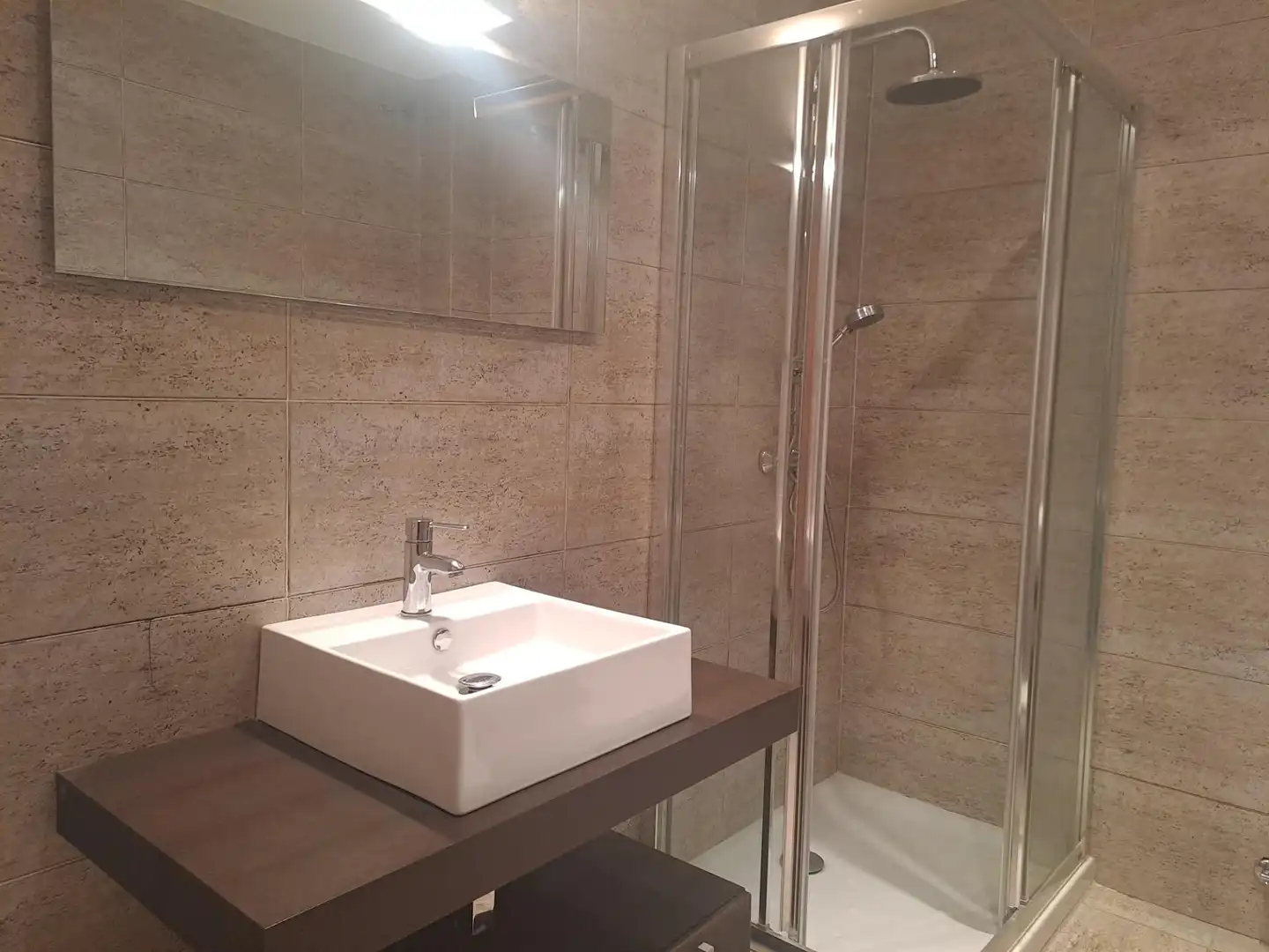 Baño de Casa adosada en venta en Santa Maria de Palautordera con Aire acondicionado, Calefacción y Terraza