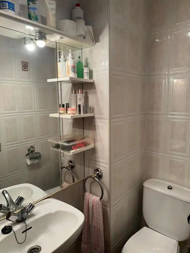 Badezimmer von Wohnung zum Verkauf in Alhama de Aragón mit Heizung, Abstellraum und Balkon