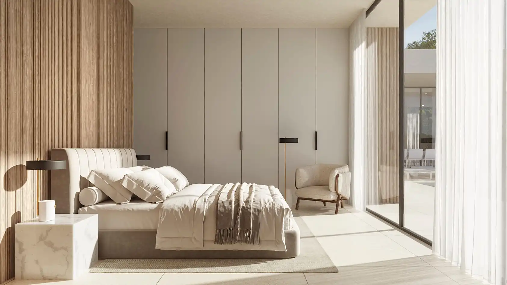 Bedroom of Houses for sale in Moraira